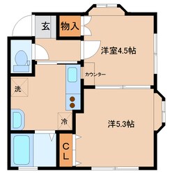 グリーシェル三珠の物件間取画像